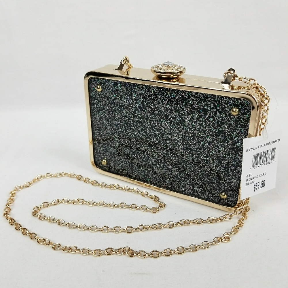 INC Glitter Clutch